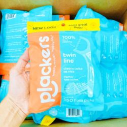 tam chi nha khoa plackers twin line 150 chiec cool mint 301225 ka