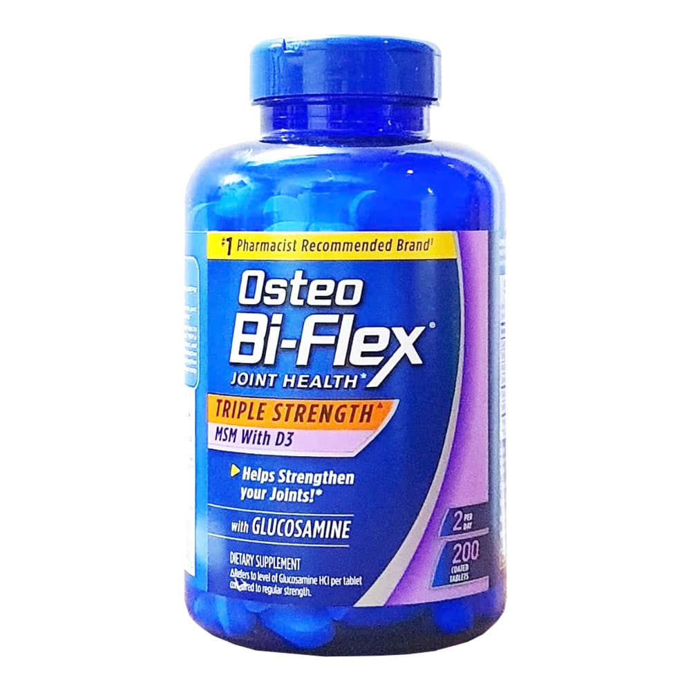 Viên uống bồi bổ sụn khớp Osteo Bi-Flex Triple Strength MSM +D3 200 viên 1 Viên uống bồi bổ sụn khớp Osteo Bi-Flex Triple Strength MSM +D3 200 viên