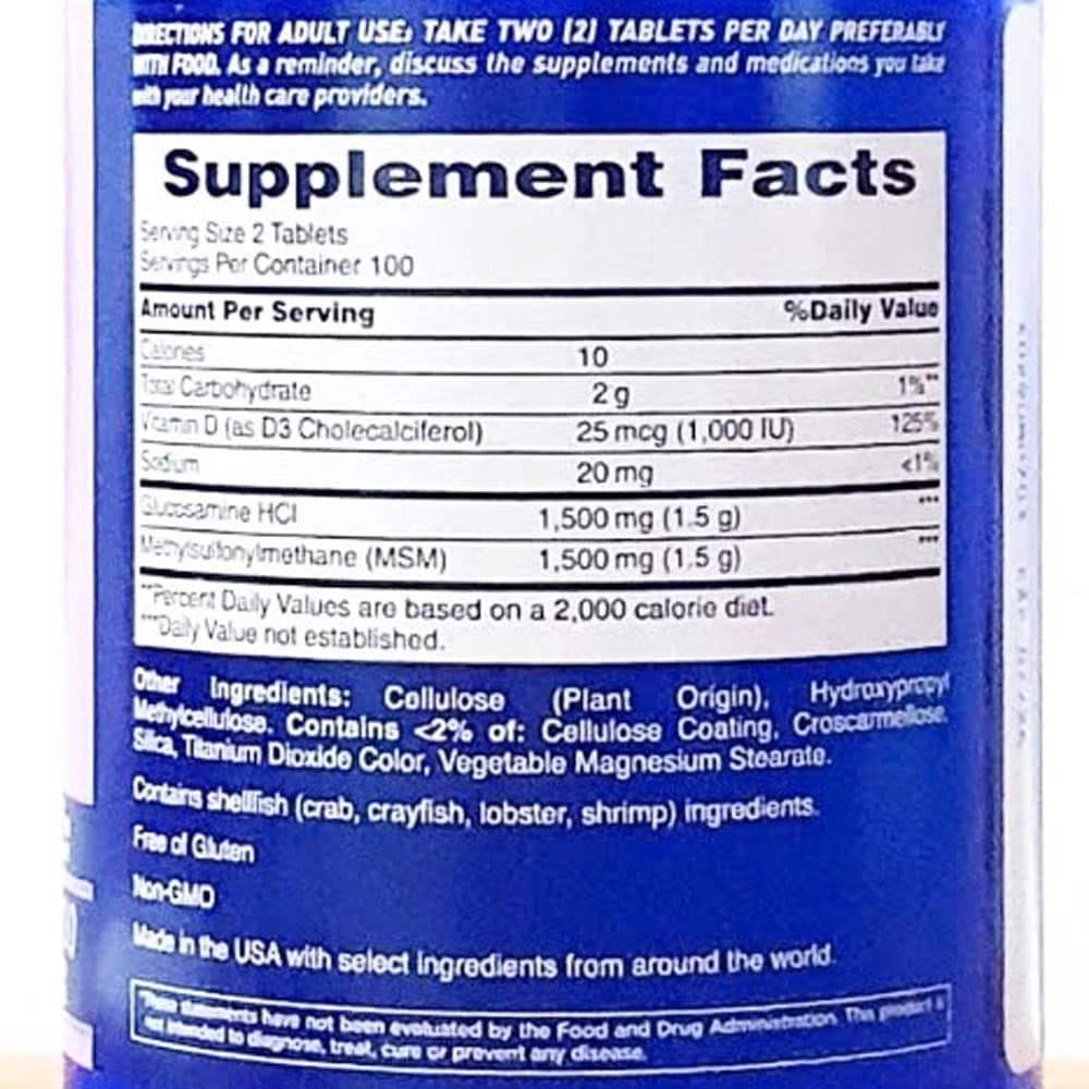 Viên uống bồi bổ sụn khớp Osteo Bi-Flex Triple Strength MSM +D3 200 viên 6 Viên uống bồi bổ sụn khớp Osteo Bi-Flex Triple Strength MSM +D3 200 viên - Ảnh 6