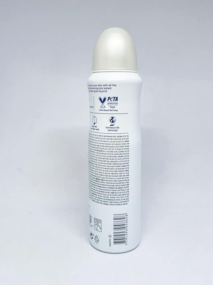 Xịt khử mùi mồ hôi Dove Invisible Dry 48H Moisturising Cream 150ml - Ảnh 4