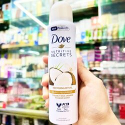 Xịt khử mùi mồ hôi Dove Nutritive Secrets Coconut Jasmine 48H Antiperspirant 150ml 5 xit khu mui mo hoi dove nutritive secrets coconut jasmine 48h antiperspirant 150ml 181225 kb