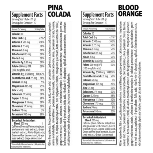Bột Vitamin bổ sung năng lượng Zipfizz Healthy Energy Drink Mix (Blood Orange+ Pina Colada) 30 ống 14 bot vitamin bo sung nang luong zipfizz healthy energy drink mix blood orange pina colada 30 ong 190126 kc