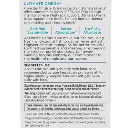 dau ca omega 3 nordic naturals ultimate omega 1280mg 120 softgels 060126 kd
