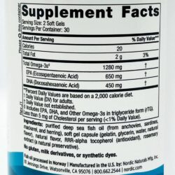 dau ca omega 3 nordic naturals ultimate omega 1280mg 60 softgels khong hop giay 1001266 kd
