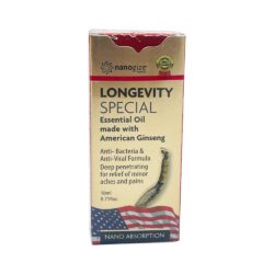 Dầu gió nhân sâm Nanogize Longevity Special American Ginseng 10ml