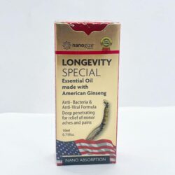 Dầu gió nhân sâm Nanogize Longevity Special American Ginseng 10ml 8 dau gio nhan sam nanogize longevity special american ginseng 10ml 240126 ka