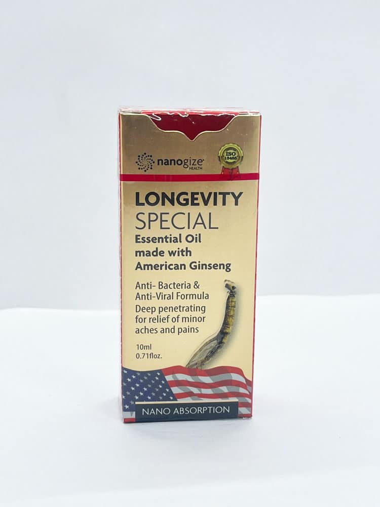 Dầu gió nhân sâm Nanogize Longevity Special American Ginseng 10ml 2 Dầu gió nhân sâm Nanogize Longevity Special American Ginseng 10ml - Ảnh 2