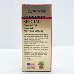 Dầu gió nhân sâm Nanogize Longevity Special American Ginseng 10ml 9 dau gio nhan sam nanogize longevity special american ginseng 10ml 240126 kb