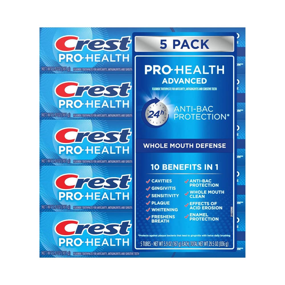 Kem đánh răng Crest Pro-Health Advanced Toothpaste 167g x5 1 Kem đánh răng Crest Pro-Health Advanced Toothpaste 167g x5