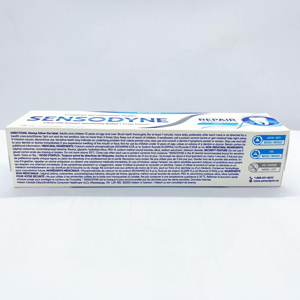 Kem đánh răng Sensodyne Repair & Protect Mint 75ml 4 Kem đánh răng Sensodyne Repair & Protect Mint 75ml - Ảnh 4