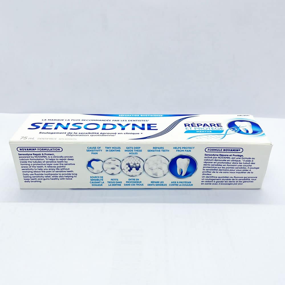 Kem đánh răng Sensodyne Repair & Protect Mint 75ml 6 Kem đánh răng Sensodyne Repair & Protect Mint 75ml - Ảnh 6