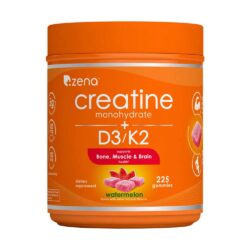 Kẹo dẻo hỗ trợ cơ xương Zena Creatine Monohydrate + D3/K2 225 Gummies
