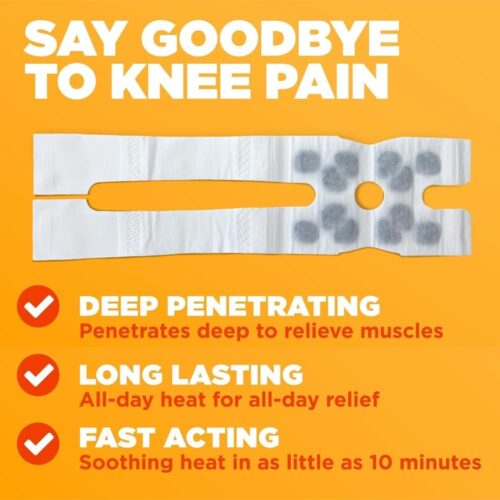 Miếng dán nóng ThermaCare HeatWraps Knee Pain Therapy 6 miếng (đầu gối) 6 mieng dan nong thermacare heatwraps knee pain therapy 6 mieng dau goi 130326 ka