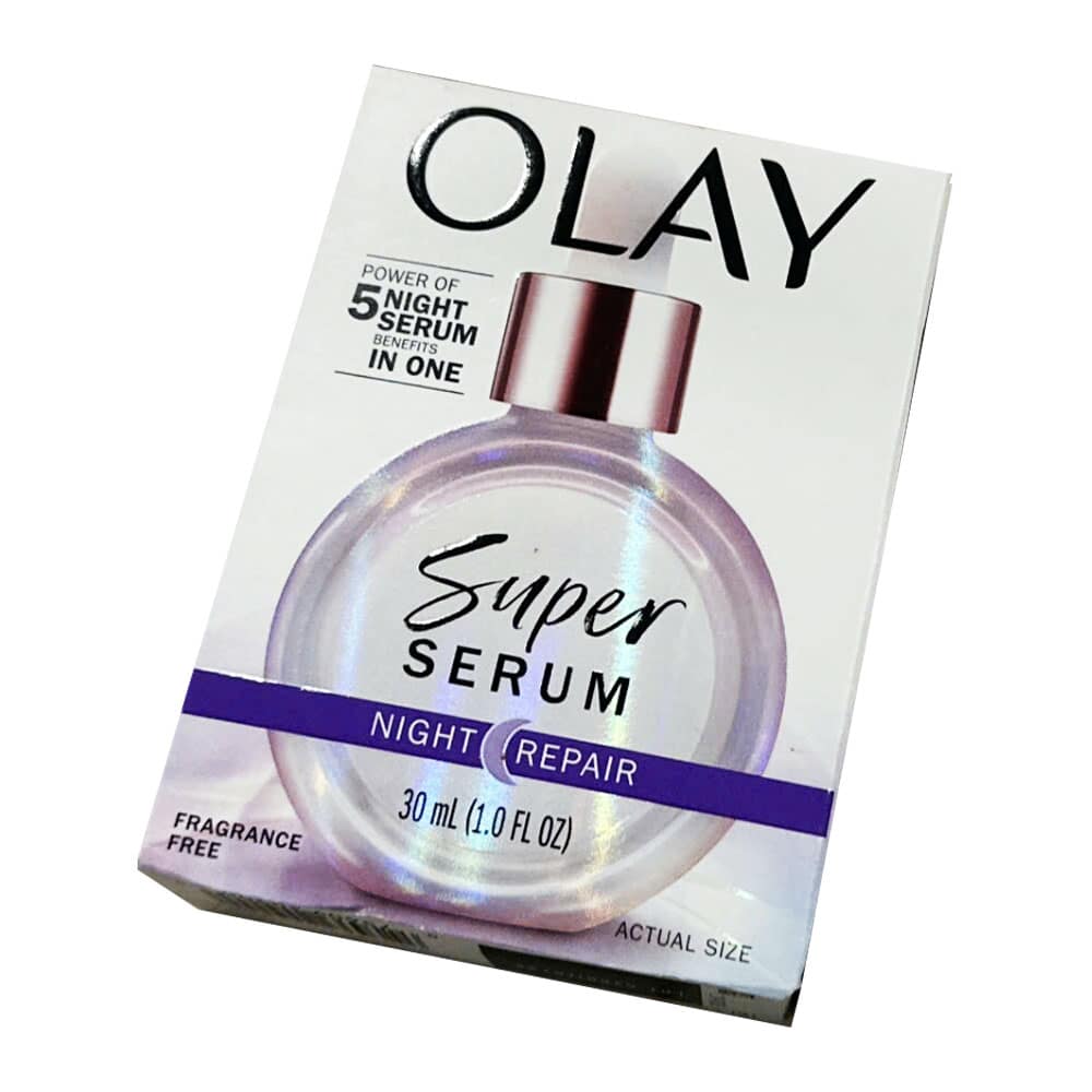 Serum 5in1 dưỡng ẩm, sáng da, giảm nếp nhăn ban đêm Olay Super Serum Night Repair 30ml 2 Serum 5in1 dưỡng ẩm, sáng da, giảm nếp nhăn ban đêm Olay Super Serum Night Repair 30ml - Ảnh 2