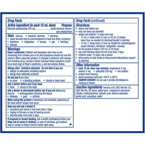 siro ho tro duong ruot pepto bismol ultra 354ml x3 chai vi original 190126 ka