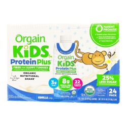sua protein cho tre em orgain kids protein plus organic nutritional shake vanilla 237ml thung 24 hop 300126 ka