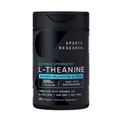 Viên uống bổ sung L-Theanine Sports Research L-Theanine 200mg 150 Softgels
