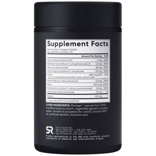 vien uong bo sung vitamin b sports research advanced b complex 180 capsules 200126 ka