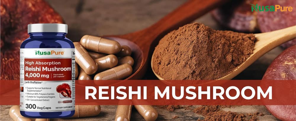 Viên uống chiết xuất nấm linh chi NusaPure Reishi Mushroom 4000mg 300 Capsules 9 vien uong chiet xuat nam linh chi nusapure reishi mushroom 4000mg 300 capsules 270126 kd