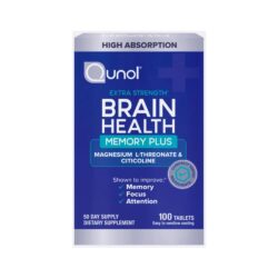 Viên uống hỗ trợ trí não Qunol Brain Health Memory Plus 100 Tablets