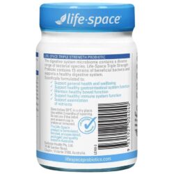 vien uong 96 ty loi khuan life space triple strength probiotic 96 billion cfu 30 hard capsules 040226 kc