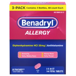 Benadryl Allergy UltraTab Tablets, 144 Tablets