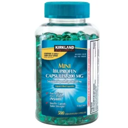 Viên nang mềm Kirkland Signature Mini Ibuprofen 200 mg, 500 viên