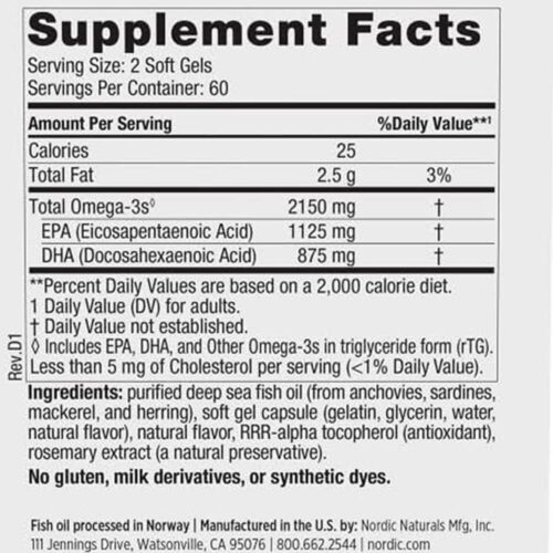 dau ca omega 3 nordic naturals ultimate omega 2x 2150mg 120 softgels 060326 kb