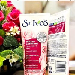 Sữa rửa mặt tẩy tế bào chết St.Ives Micro-Exfoliant Rose Water & Aloe 170g 7 sua rua mat tay te bao chet stives micro exfoliant rose water aloe 170g 240326 ka