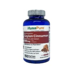 Viên uống hỗ trợ đường huyết từ quế NusaPure Ceylon Cinnamon 500mg 150 Capsules