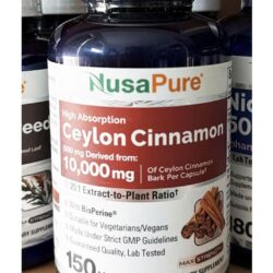 vien uong ho tro duong huyet tu que nusapure ceylon cinnamon 10000mg 150 capsules 250326 ka