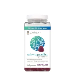 Kẹo dẻo nhân sâm Ấn Độ Youtheory Ashwagandha 180 Gummies