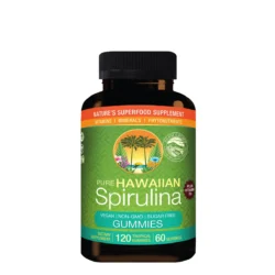 Kẹo dẻo Pure Hawaiian Spirulina Plus Vitamin D3 200 mg Nutrex Hawaii, 120 viên, vị Tropical