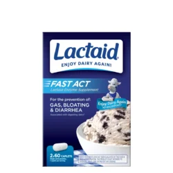Viên uống hỗ trợ bất dung nạp lactose Lactaid Fast Act, 120 viên