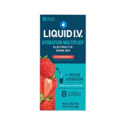 Bột điện giải Liquid I.V. Hydration Multiplier 10 gói (Strawberry)