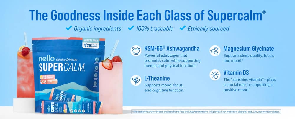 bot pha uong nello supercalm drink mix 26 goi raspberry lemonade strawberries cream 180426 kc