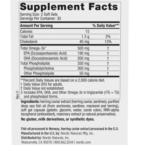 dau ca omega 3 nordic naturals omega 3 phospholipids 60 softgels 150426 kd