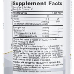 dau ca omega 3 nordic naturals proomega blood sugar 896mg 60 softgels professional line 150426 kd