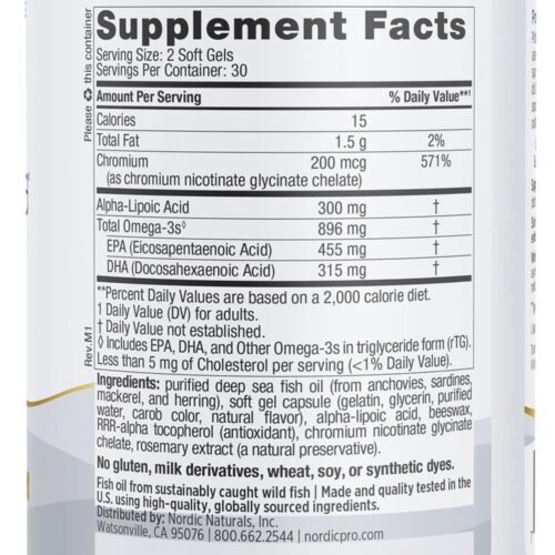 dau ca omega 3 nordic naturals proomega blood sugar 896mg 60 softgels professional line 150426 kd