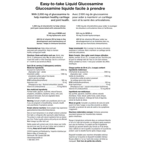 Dung dịch hỗ trợ khớp Nature’s Way Joint Movement Glucosamine 1 lít (Canada) 17 dung dich ho tro khop natures way joint movement glucosamine 1 lit canada 040426 kb