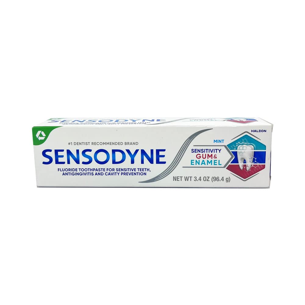Kem đánh răng Sensodyne Sensitivity Gum & Enamel Mint 96.4g 1 Kem đánh răng Sensodyne Sensitivity Gum & Enamel Mint 96.4g