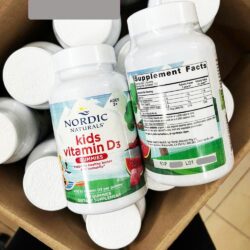 keo deo d3 cho tre tu 3 tuoi nordic naturals kids vitamin d3 400iu 120 gummies 130426 ka