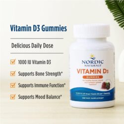 keo deo d3 nordic naturals vitamin d3 1000iu 120 gummies 140426 kb