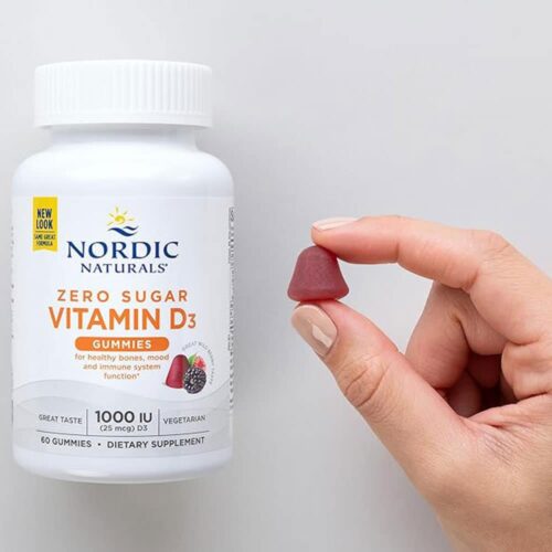 keo deo d3 nordic naturals vitamin d3 1000iu zero sugar 60 gummies 130426 kb