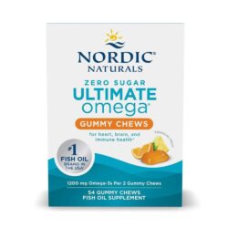 Kẹo dẻo dầu cá Omega-3 Nordic Naturals Ultimate Omega 1200mg Zero Sugar 54 Gummy Chews