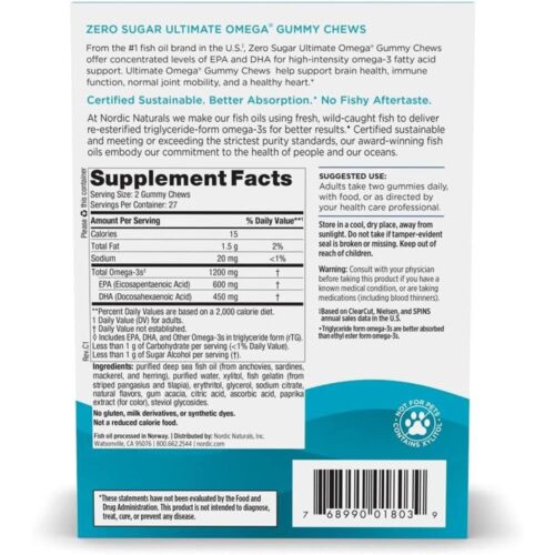 keo deo dau ca omega 3 nordic naturals ultimate omega 1200mg zero sugar 54 gummy chews 130426 kc