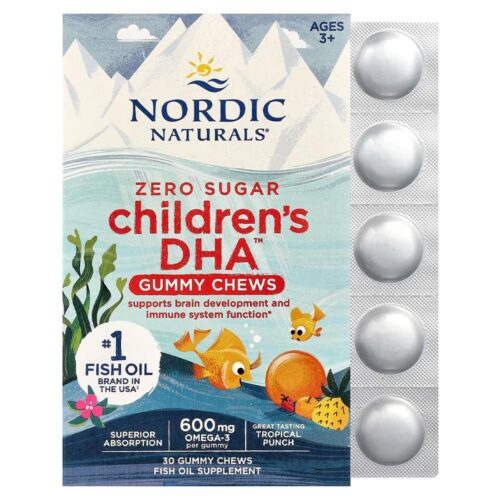 keo deo dha cho tre tu 3 tuoi nordic naturals childrens dha zero sugar 30 gummy chews vi tropical punch 130426 kb