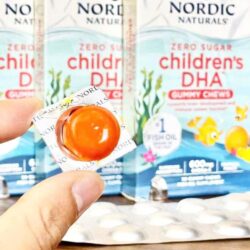 keo deo dha cho tre tu 3 tuoi nordic naturals childrens dha zero sugar 30 gummy chews vi tropical punch 130426 kh