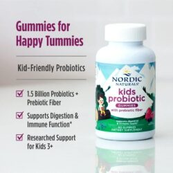 keo deo men vi sinh cho tre nordic naturals kids probiotic 60 gummies 130426 kb