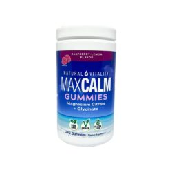 Kẹo dẻo bổ sung Magie Natural Vitality Max Calm Gummies Magnesium Citrate vị Raspberry Lemon 240 viên